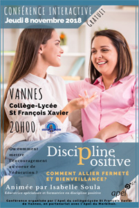 Lire la suite à propos de l’article Conférence : la discipline positive