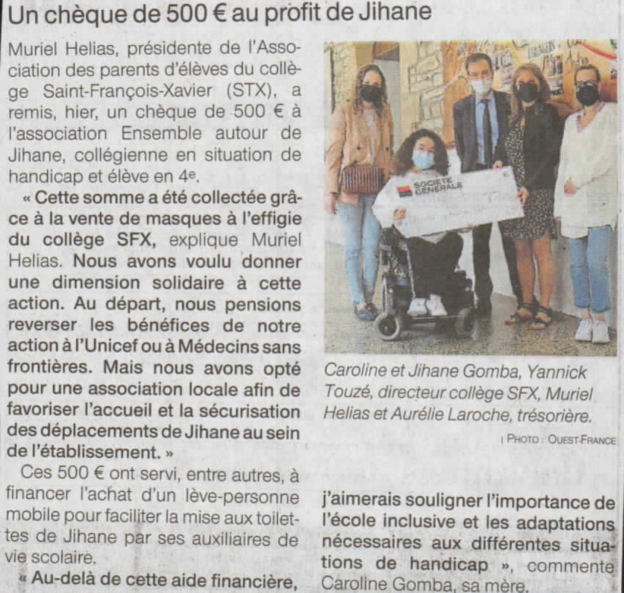 article ouest france